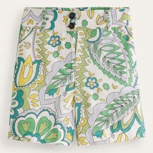 BODEN Westbourne Floral Linen Shorts size‎ 16–18 new with tags in packaging